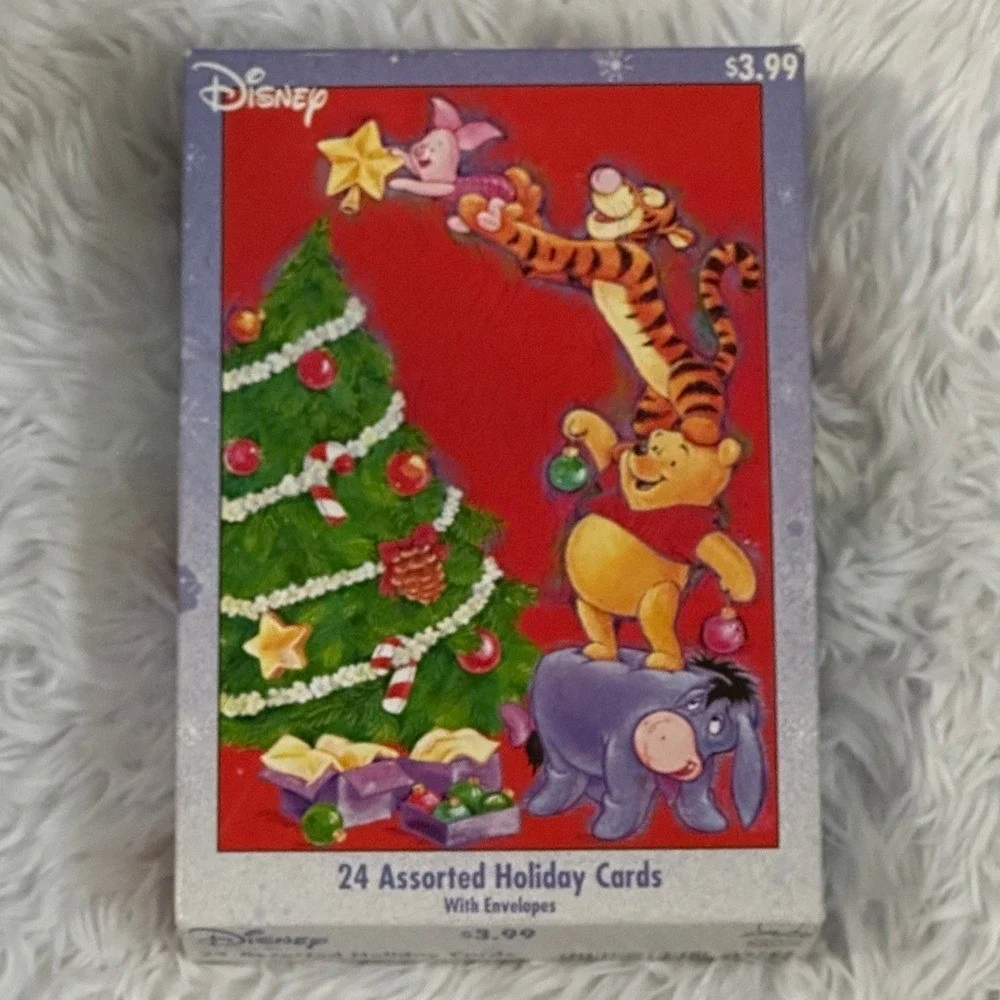 Disney Winnie the Pooh Boxed Holiday Christmas Cards 24ct Image Arts 399IMW0032